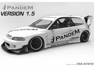 Honda Civic Front Fender Trim - GReddy - Pandem Front Canards - `92-`94